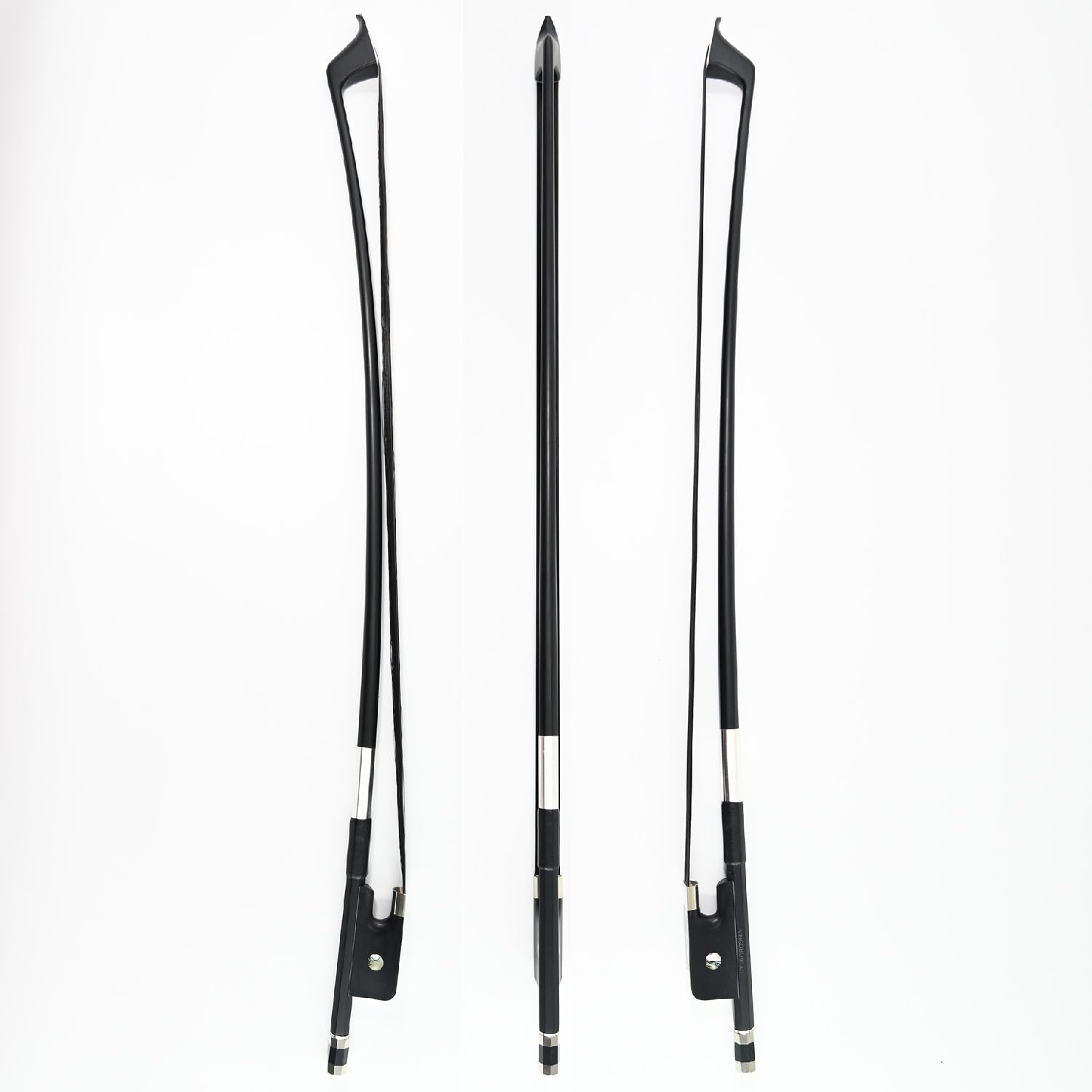 4/4 Size Black Horsehair Carbon Fiber Cello Bow