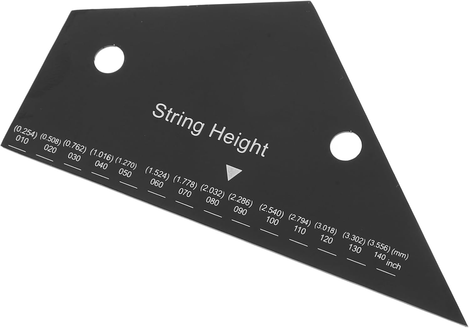 Professional String Height Ruler for Guitar and Bass Accurate String Action Gauge Luthier Tool Multiple Scales Compact Design for Guitar Setup and Maintenance