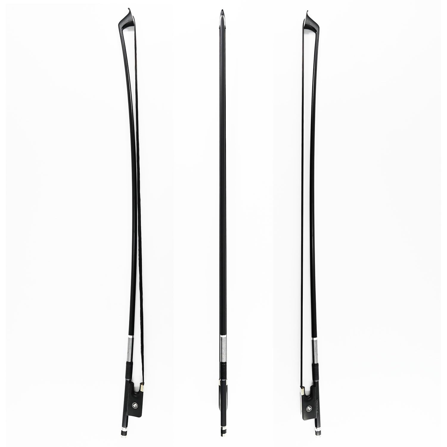 4/4 Size Black Horsehair Carbon Fiber Cello Bow