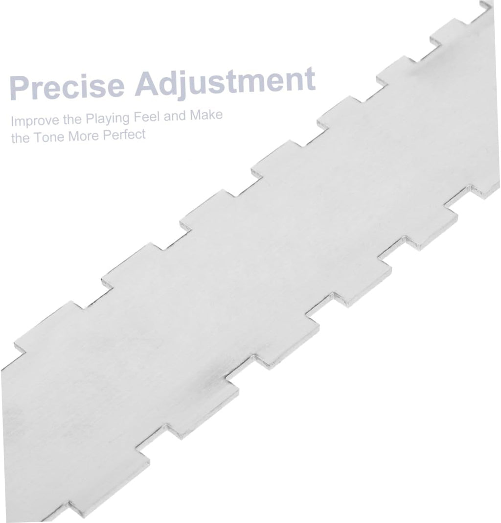 Cabilock Guitar String Height Gauge Ruler Electric Bass Setup Tool Notched Neck Radius Straight Edge Luthier Measuring Feeler for String Action Adjustment