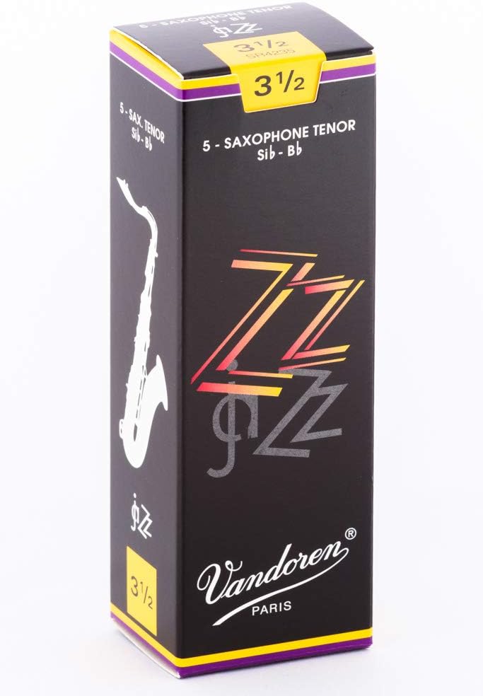 Vandoren SR423 Tenor Sax ZZ Reeds Strength 3; Box of 5