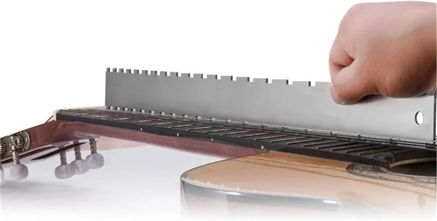 guitar repair tools Guitar Neck Notched Straight Edge Luthiers Tool With String Action Ruler Gauge