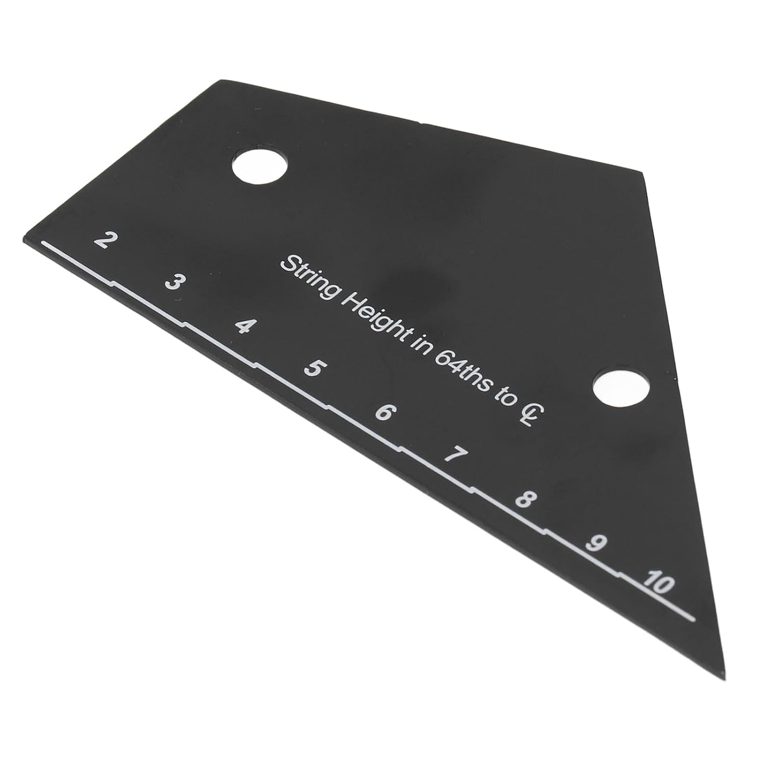 Kadimendium String Action Gauge Tool Versatile Black Stainless Steel Ruler for Home Studio and Performance Use