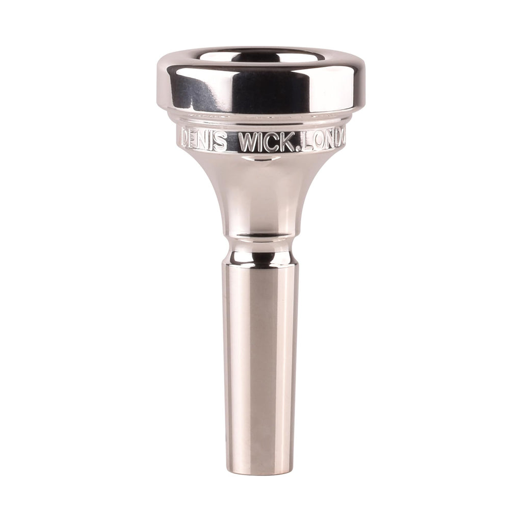 Denis Wick Classic Trombone Mouthpiece Silver Plated, 5880-4AL - Barrel Backbore for Balanced Tone & Smooth Response - Large Shank Fitting Trombone Accessory for Easy Articulation - 26 x 6.72 x 7.38mm