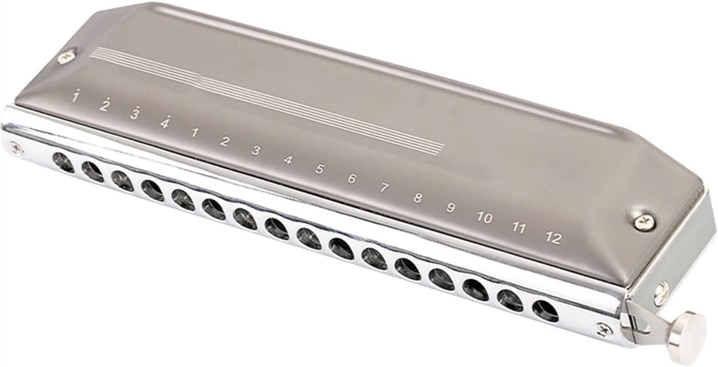 Chromatic Harmonica 16 Hole 64 Tone Key of C Aluminum Comb Chromatic Mouth Organ Harmonica Harmonica Musical Instrument