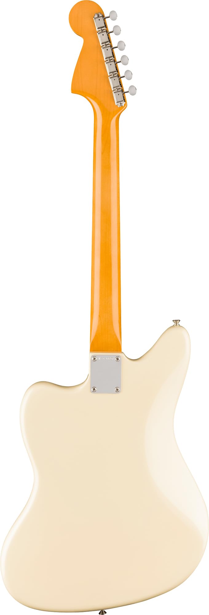 Fender Johnny Marr Jaguar - Olympic White Bundle with Tweed Case, Cable, Strap, and Guitar Cleaning Kit
