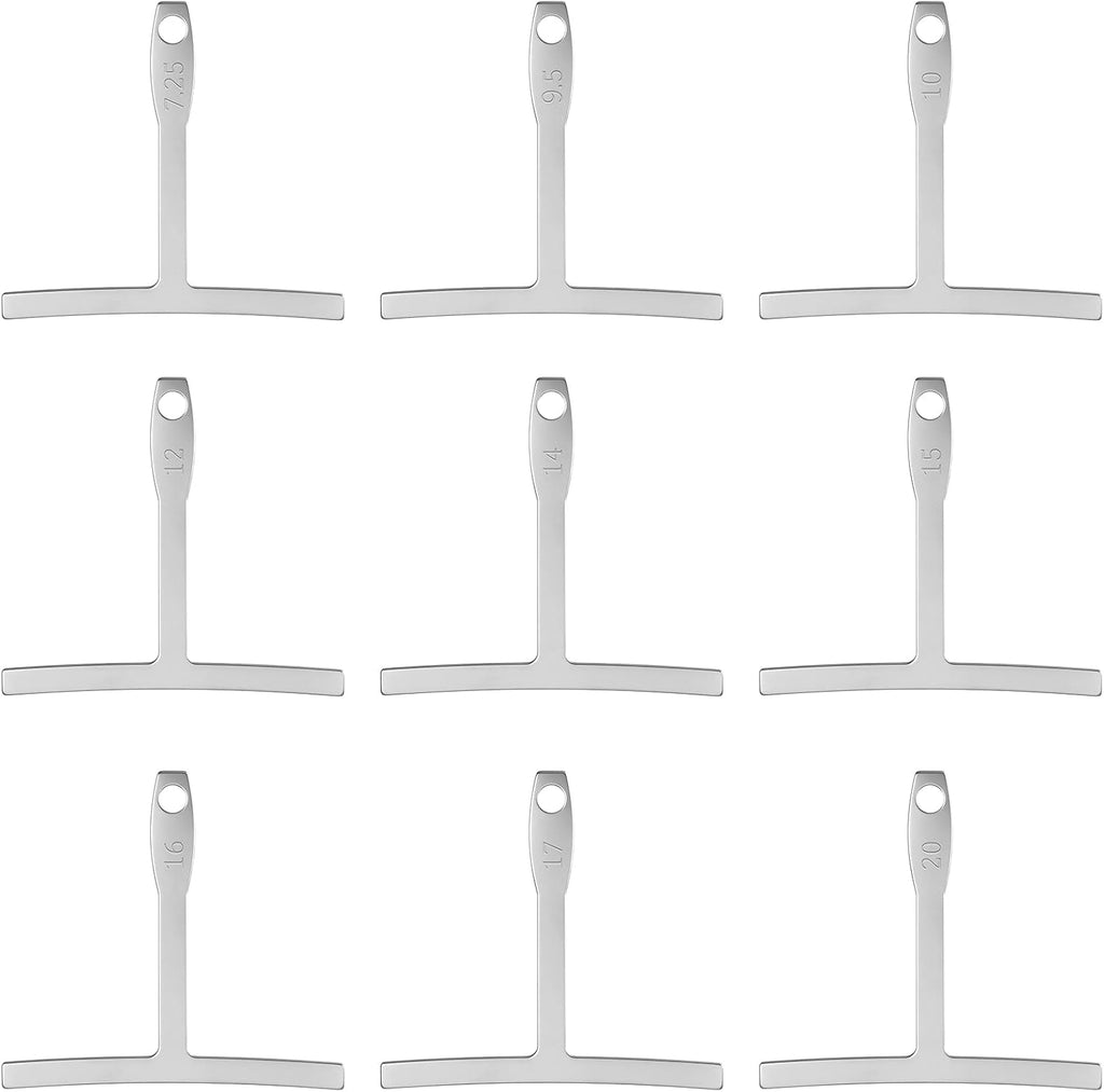 9 Pcs Guitar Radius Gauge Set Luthier Tools Understring Guitars String Height Gauge String Action Gauges Measuring Tool Guitars Setup Repair Kit