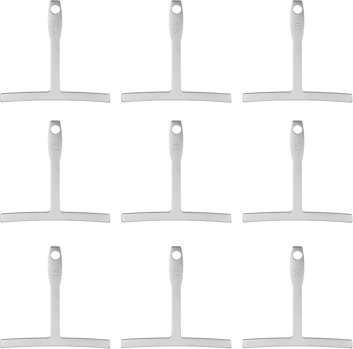 9 Pcs Guitar Radius Gauge Set Luthier Tools Understring Guitars String Height Gauge String Action Gauges Measuring Tool Guitars Setup Repair Kit