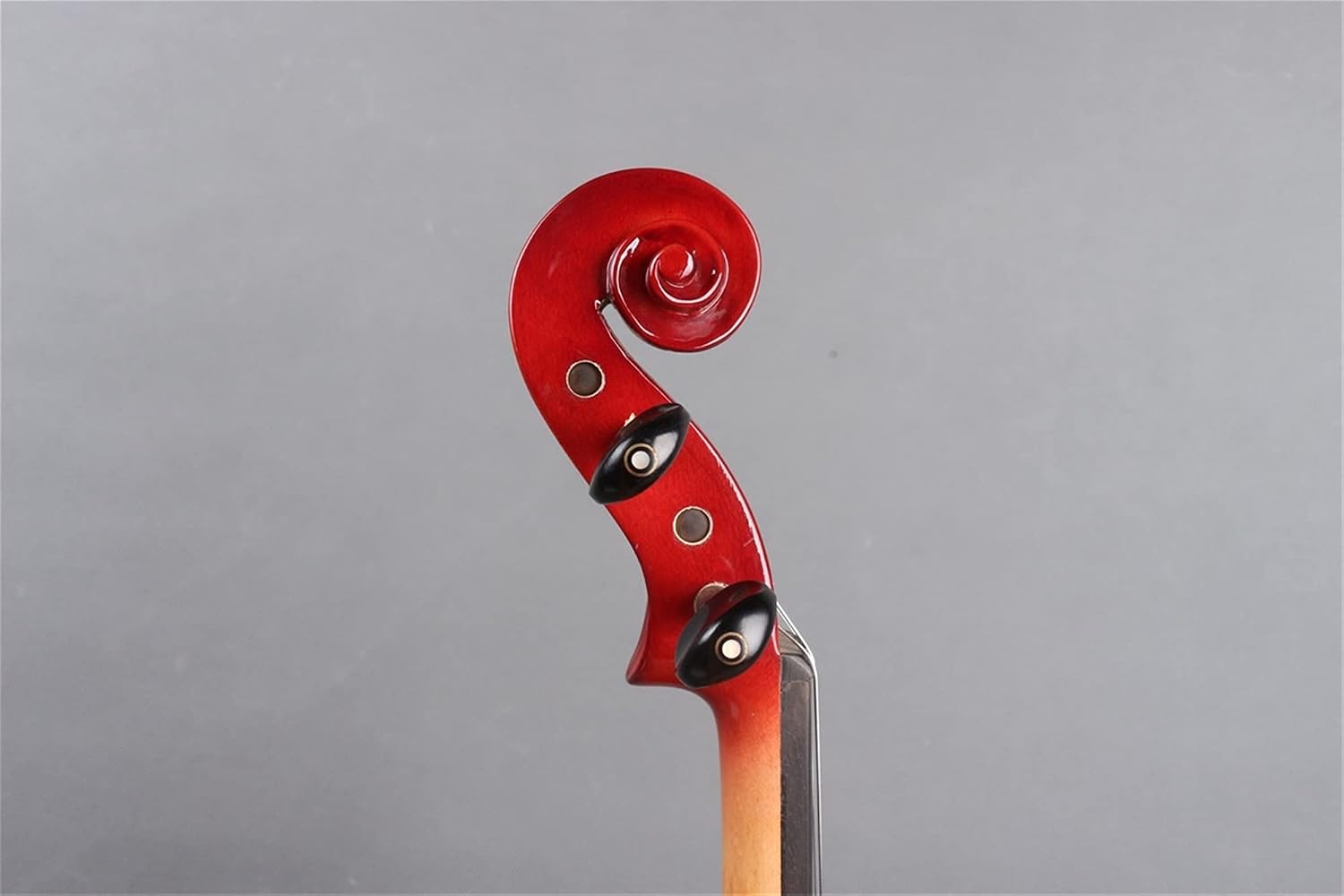 Cello Kit Violin Red 4/4 Electric Silent Violin Hand-Made Case+Bow