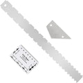 Set of 3 Guitar Tools,Notched Straight Edge Luthier Tools with String Action Ruler,Guitar Fret Tools for Guitar Neck and Fretboard Maintenance