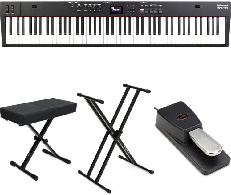 Roland RD-08 88-key Digital Stage Piano Essentials Bundle