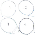 1/2 Size Violin Strings Set Ball End Synthetic Nylon Core Alloy Wound