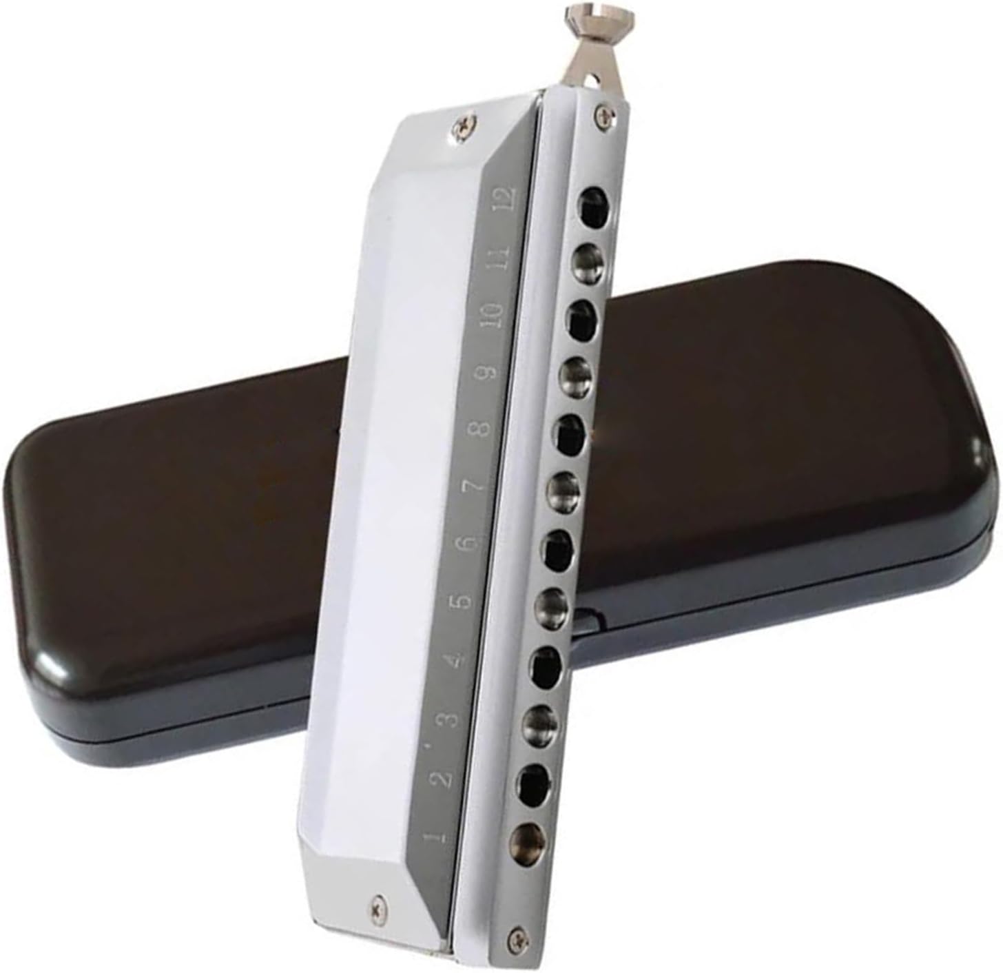 Chromatic Harmonica 12 Holes/48 Tones Professional Wind Musical Instrument Adult Student Mouth Organ Harmonica Professional