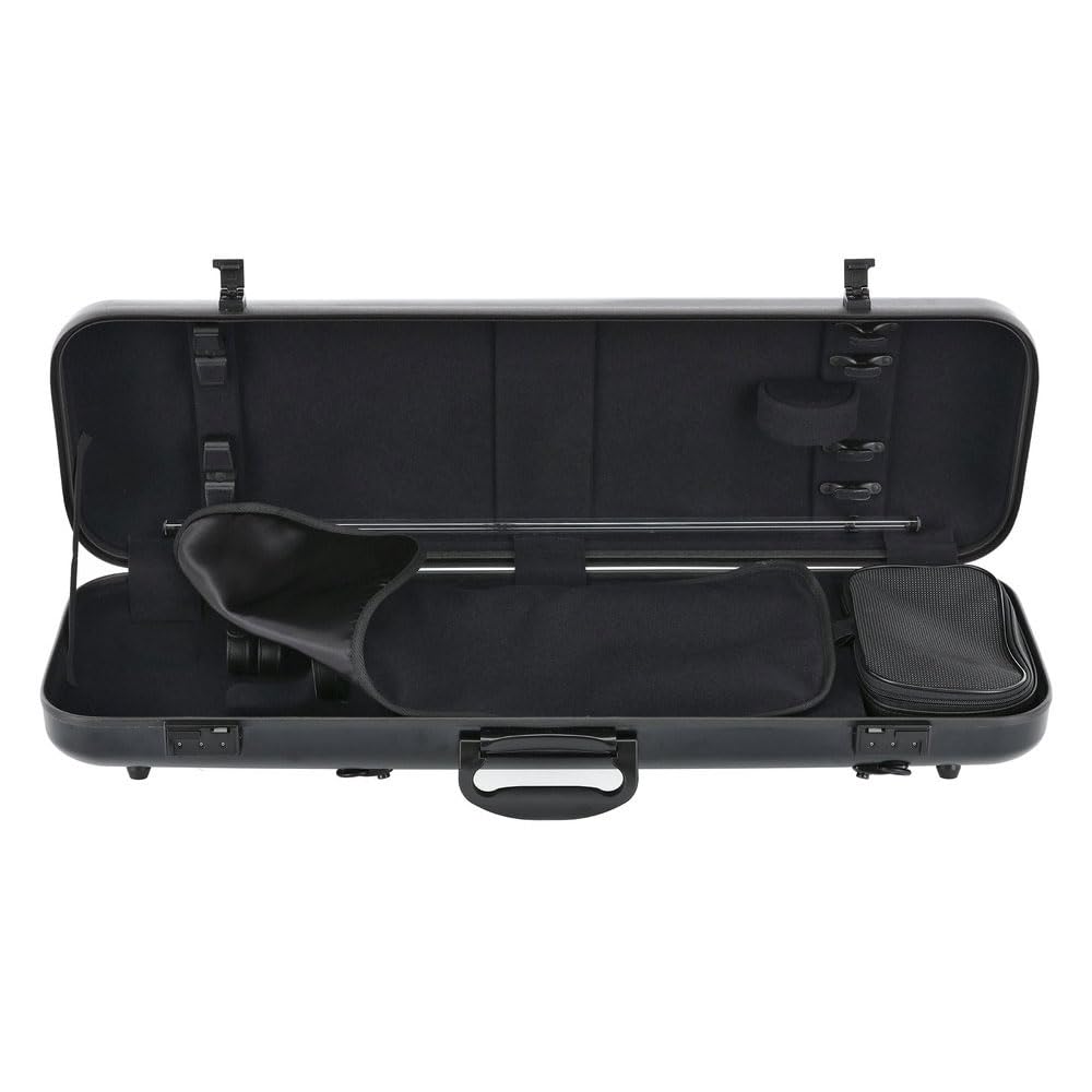 GEWA AIR 2.1 Violin Case Black High Gloss with Additional Side Handle Made in Germany