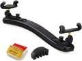 NANYI Violin Shoulder Rest - Collapsible & Adjustable for 1/2 Violins, Universal Fit with Soft High-Strength Sponge (Black) - Includes Mute and Rosin