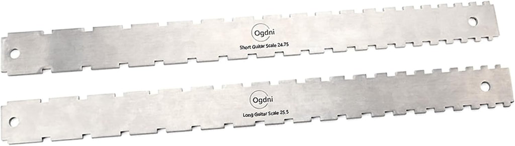 Notched Straight Edge Guitar Luthiers Tool, String Action Ruler Gauge, Fretboards Fret Rocker String Height Gauge Tools Neck Tool