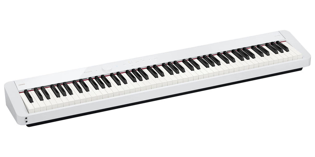 Casio PX-S1100 Privia Digital Piano - Black Bundle with CS-68 Furniture Stand, SP-34 Three Pedal System, Furniture Bench, Instructional Book, Instructional Video, and Austin Bazaar Polishing Cloth