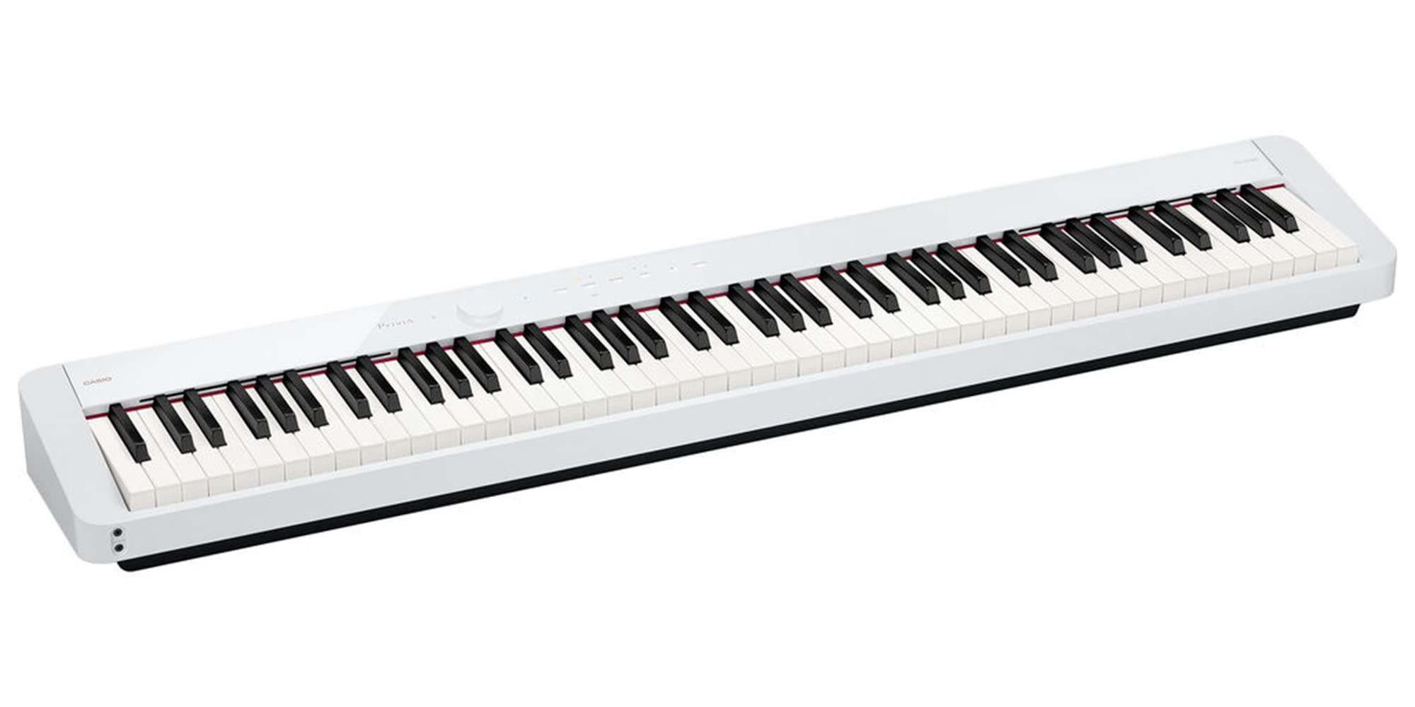 Casio PX-S1100 Privia Digital Piano - Black Bundle with CS-68 Furniture Stand, SP-34 Three Pedal System, Furniture Bench, Instructional Book, Instructional Video, and Austin Bazaar Polishing Cloth