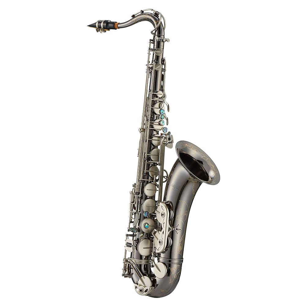 Antigua Winds PowerBell Professional Bb Tenor Saxophone(Yellow brass with lacquered finish/enlarged bell/new neck design/ergonomic design/hand engraving/ABS case)/WRTS4248LQ