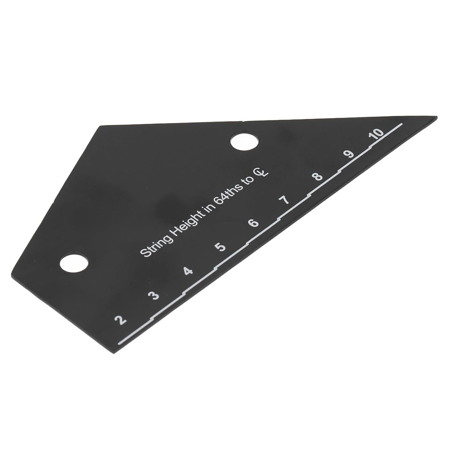 Kadimendium String Action Gauge Tool Versatile Black Stainless Steel Ruler for Home Studio and Performance Use
