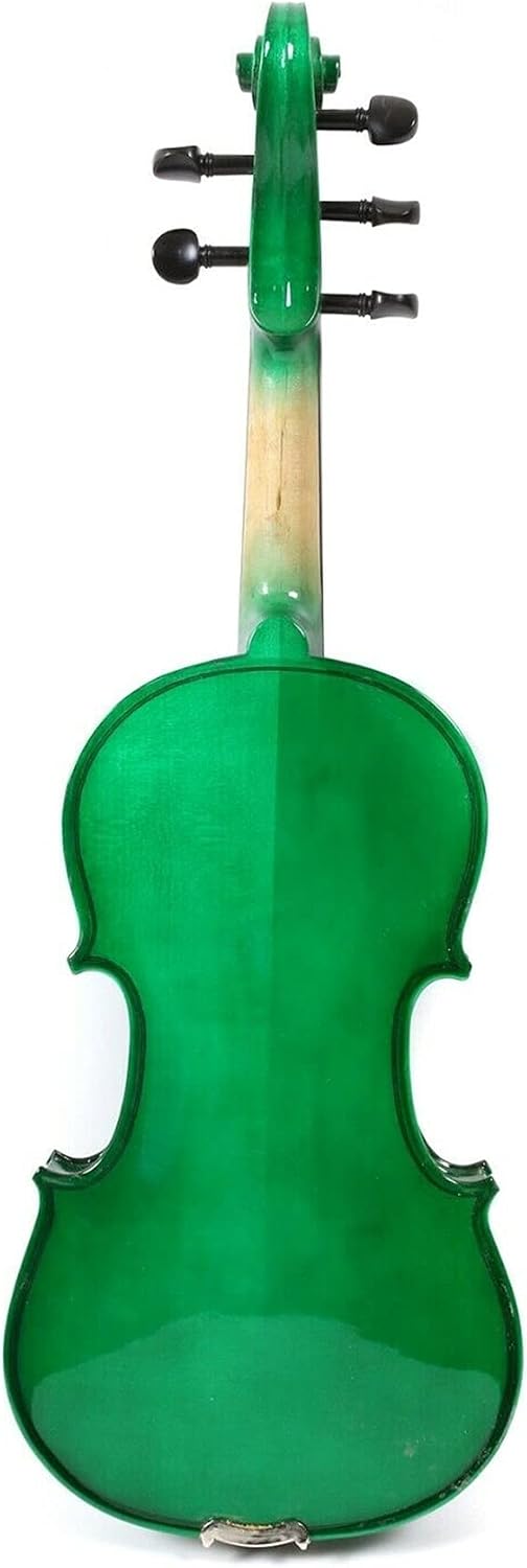 Cello Kit Violin Green 5 String 4/4 Electric Acoustic Violin Spruce+Maple Case Bow