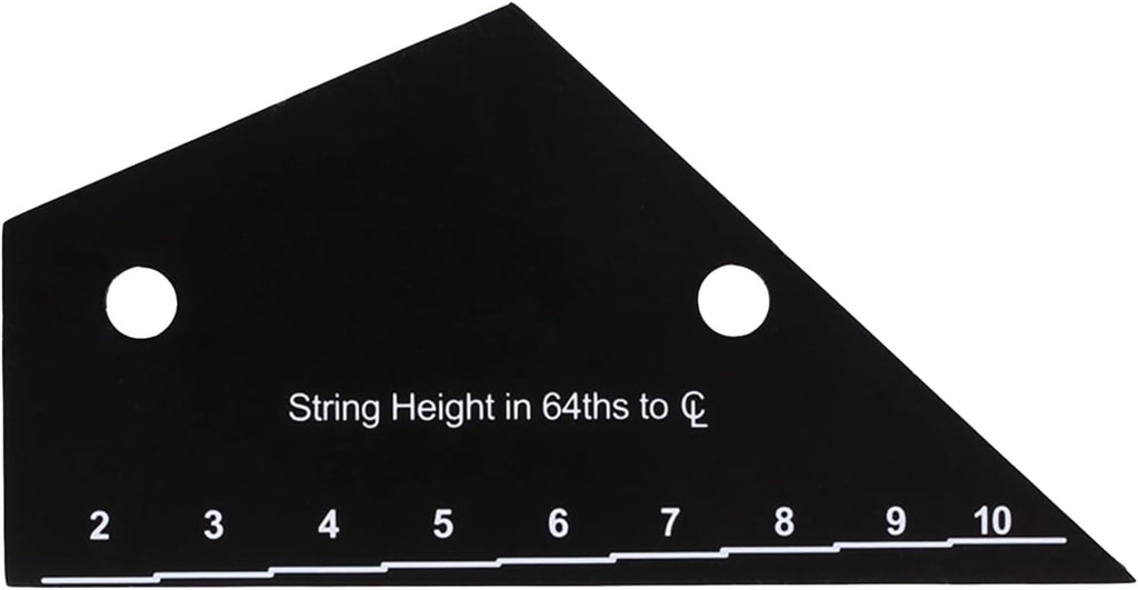 String Action Ruler Precision Luthier Tools | String Action Gauge Guitar Tools for Setup for Acoustic Electric Violin Instrument Repair Maintenance Fret Leveling