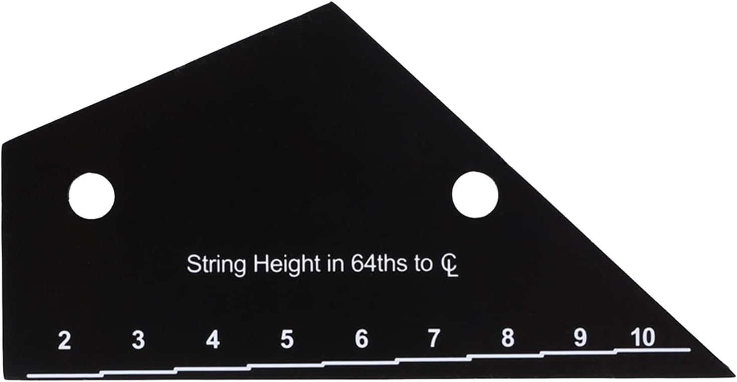 String Action Ruler Precision Luthier Tools | String Action Gauge Guitar Tools for Setup for Acoustic Electric Violin Instrument Repair Maintenance Fret Leveling
