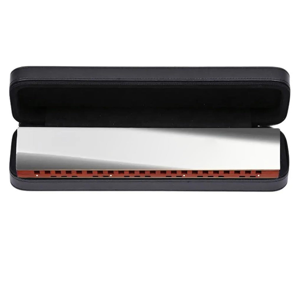 Soprano Horn Harmonica Key C Tone Brass Reeds Harp Mouth Organ Professional Musical Instruments Harmonica Professional (Color : Soprano Horn)