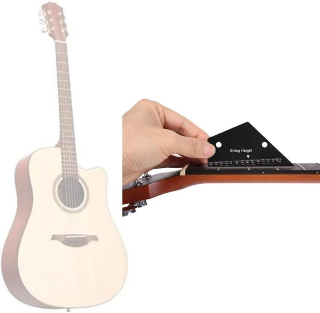 Guitar Making Tools Guitar String Height Ruler String Action Gauge Ruler Guitar Repairing Tool For Guitar Ukulele Bass Banjos Mandolin