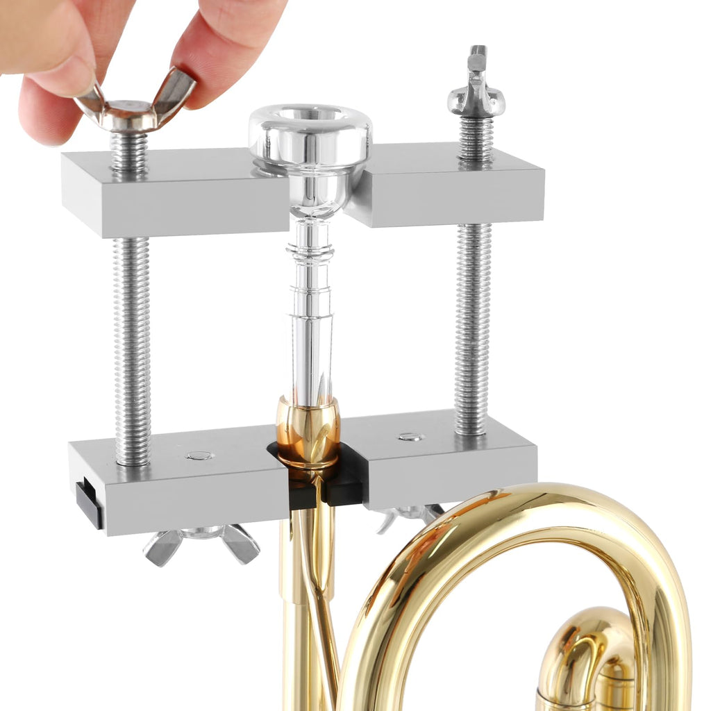 EASTROCK Trumpet Mouthpiece Puller Tool Mouthpiece Remover for Brass-Wind Instrument Black