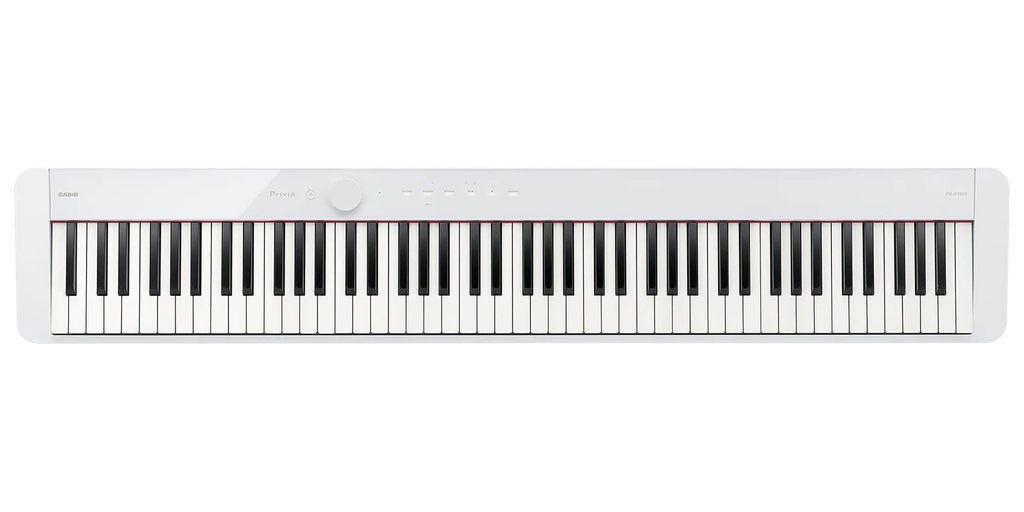 Casio PX-S1100 Privia Digital Piano - Black Bundle with CS-68 Furniture Stand, SP-34 Three Pedal System, Furniture Bench, Instructional Book, Instructional Video, and Austin Bazaar Polishing Cloth
