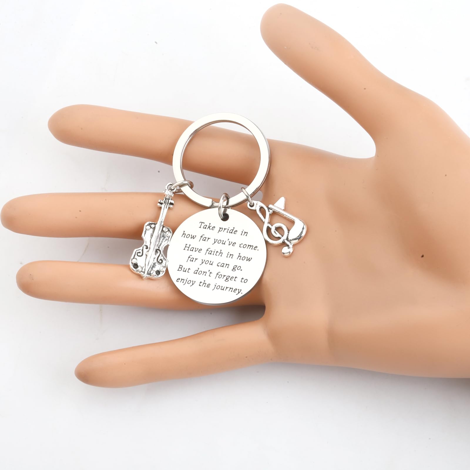 FUSTMW Cello Charm Keychain Cello Music Gift Cello Gifts for Cello Players Keychain Cello Teacher Gifts Cellist Gifts