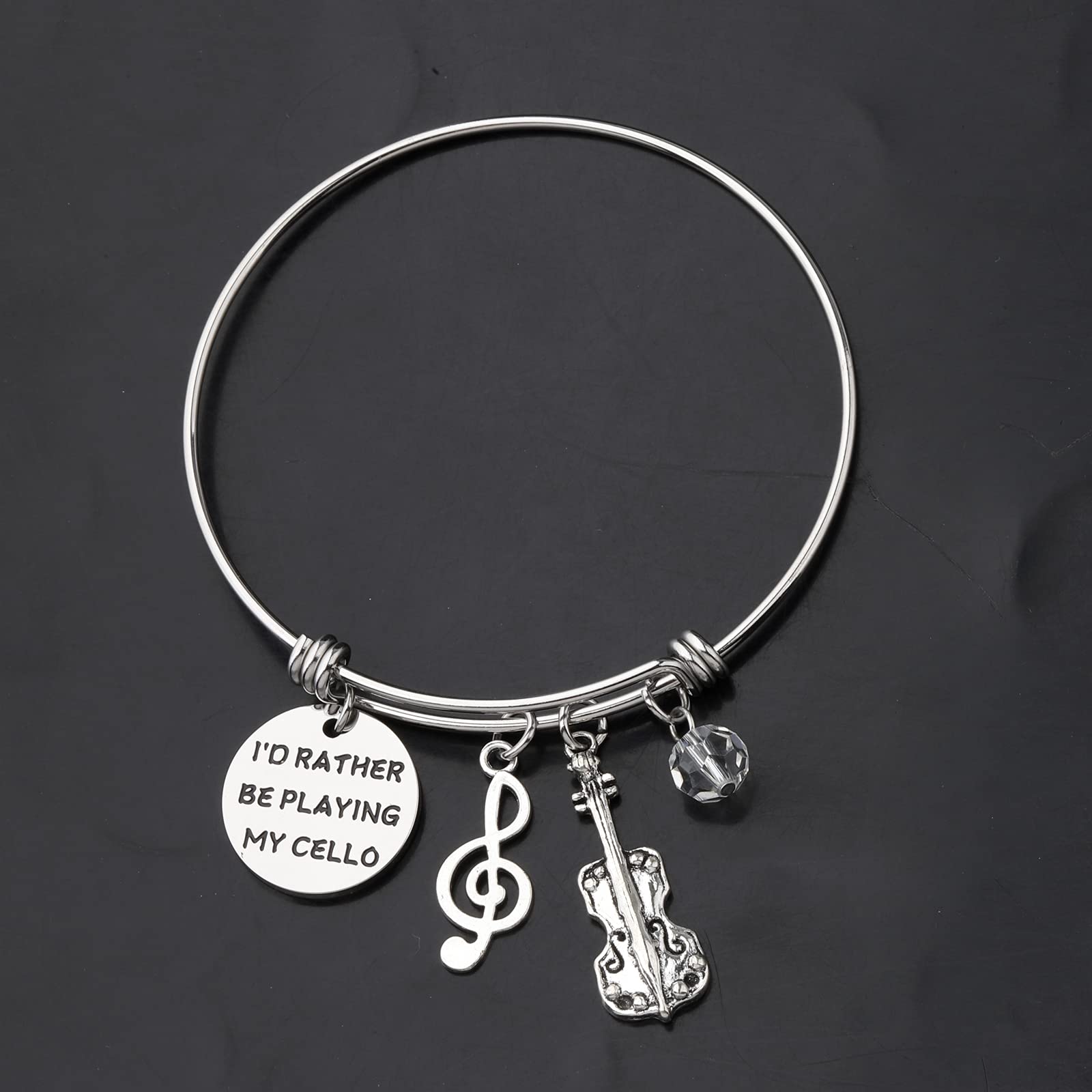 MAOFAED Cellist Bracelet - Cello Player Gift for Her