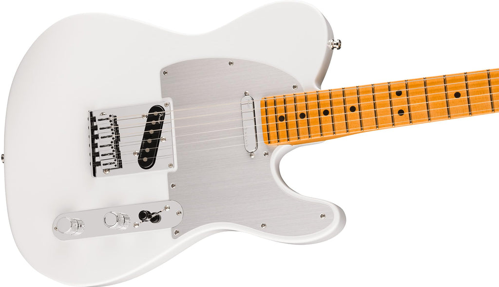 Fender American Ultra II Telecaster - Avalanche Bundle with Case, Strap, Cable, Hat, and Guitar Cleaning Kit