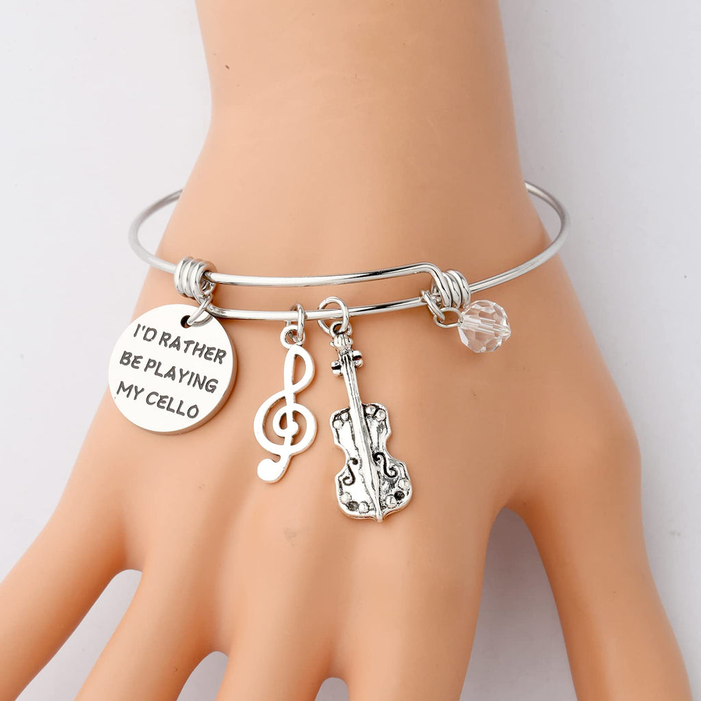 MAOFAED Cellist Bracelet - Cello Player Gift for Her