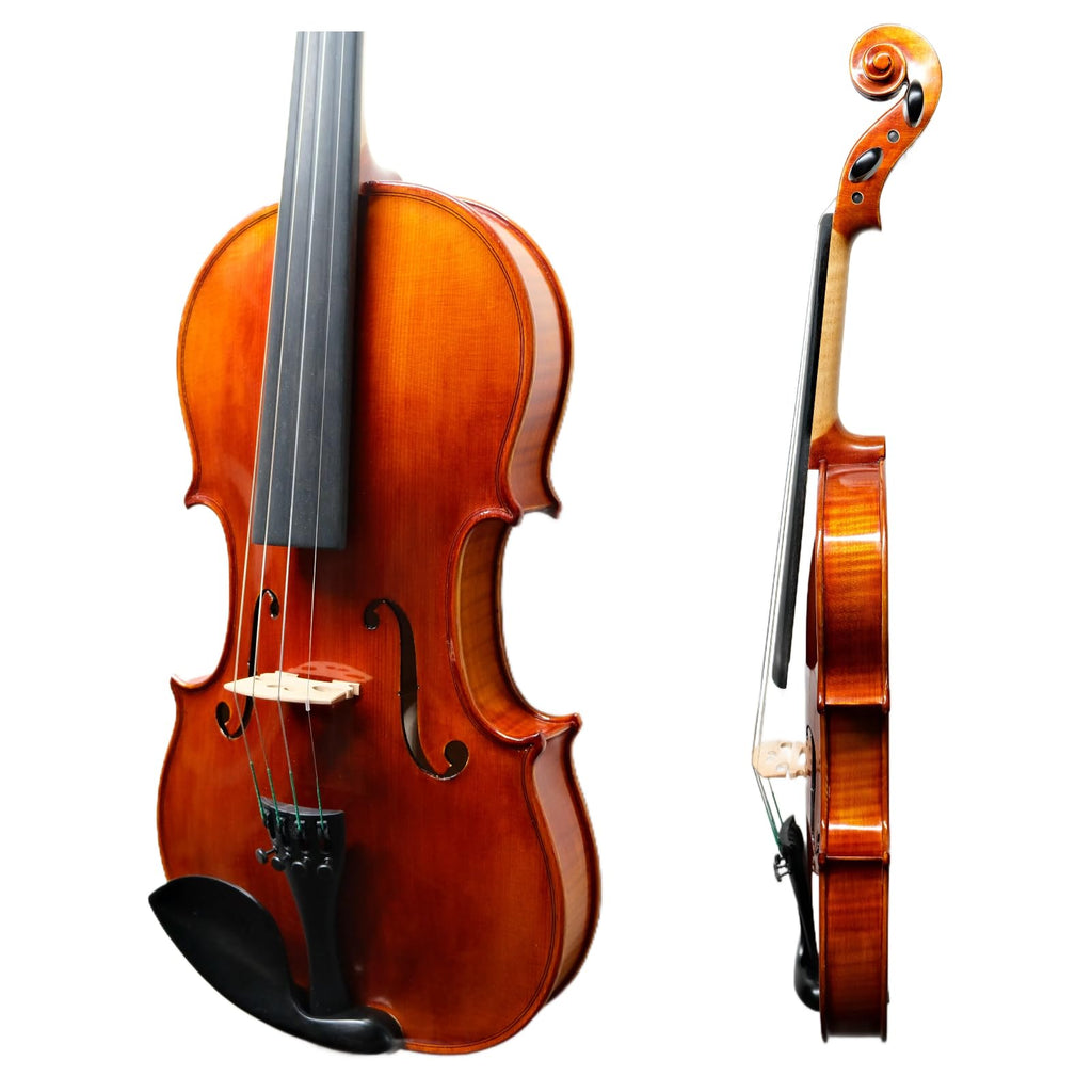 Master 4/4 Full-Size Violin | Hand-Varnished with 20+ Year Aged Italian Spruce & Bosnian Maple | Professional Orchestra Instrument for Professional soloists and session players (VIO1328)