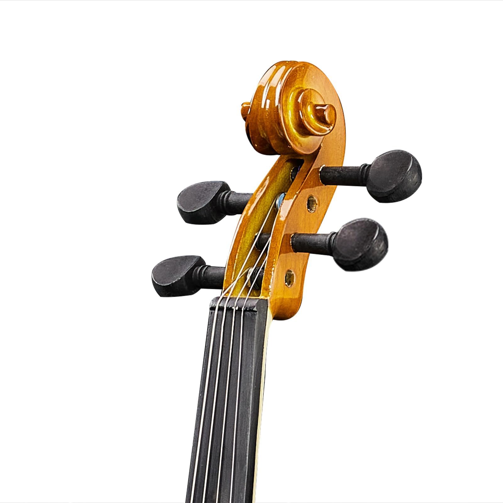 4/4 Full Size Beginner Violin, Acoustic Fiddle Set for Adults, Teens, and Students (Age 12+), with Case, Bow, Bridge, and Rosin (Pink)