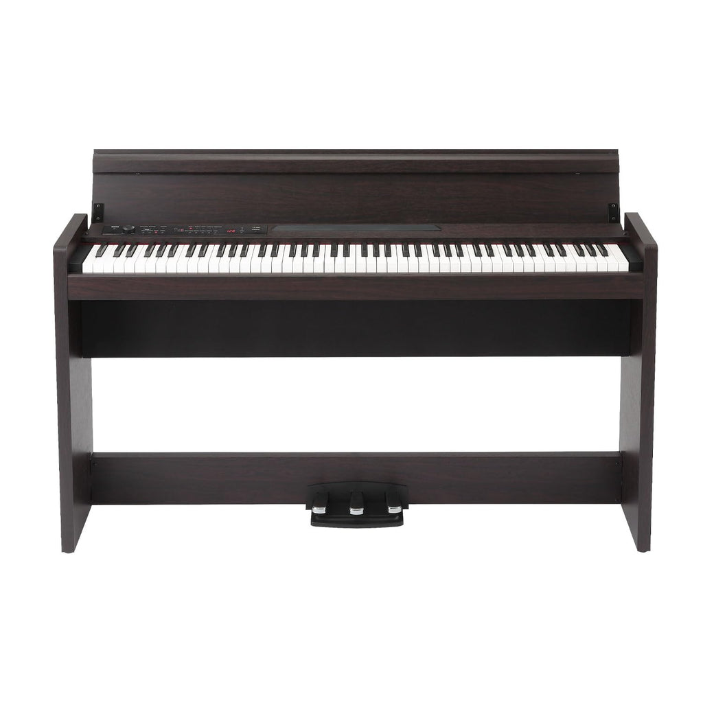Korg, LP-380U Digital Home Piano with 88-Key Fully Weighted Keyboard, Built-in Speakers, Furniture Stand, and 3-Pedal Unit (LP-380-BK-U)