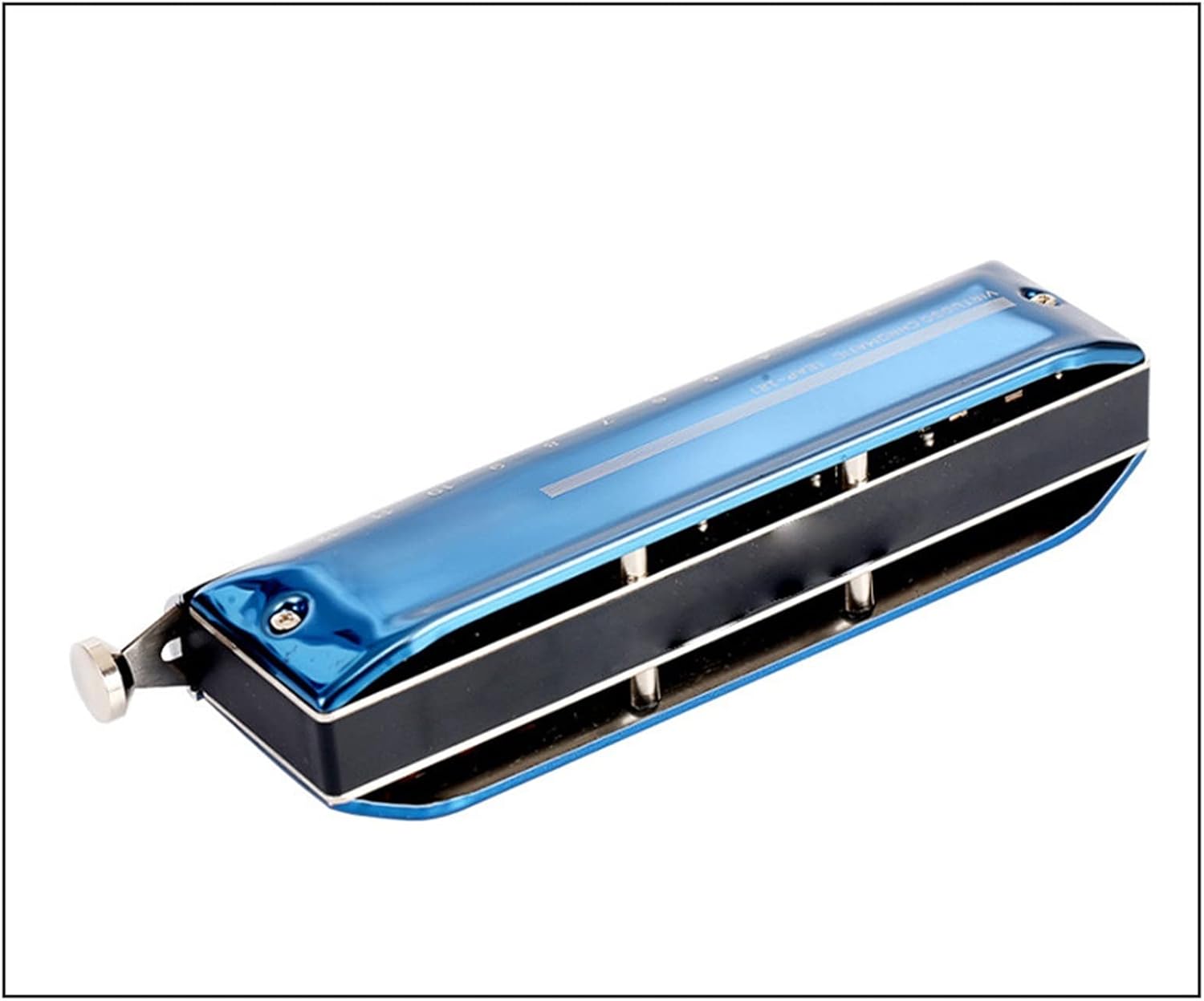 12 Holes 48 Tone Chromatic Harmonica Key of C Chromatic Mouth Organ Harmonica for Adults Students Professionals Harmonica Musical Instrument