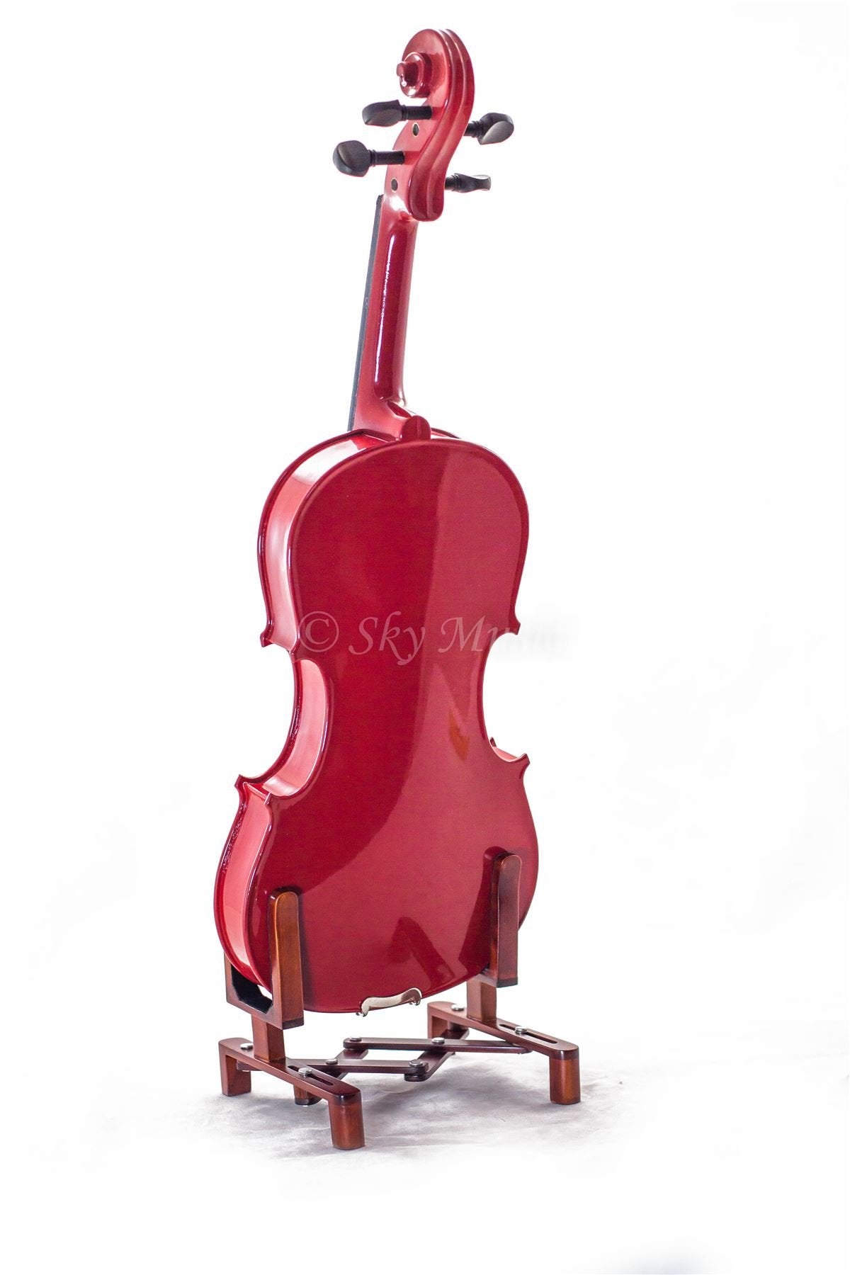 SKY 1/16 Size SKYVN201 Solid Maple Wood Violin with Lightweight Case, Brazilwood Bow, String, Rosin and Mute