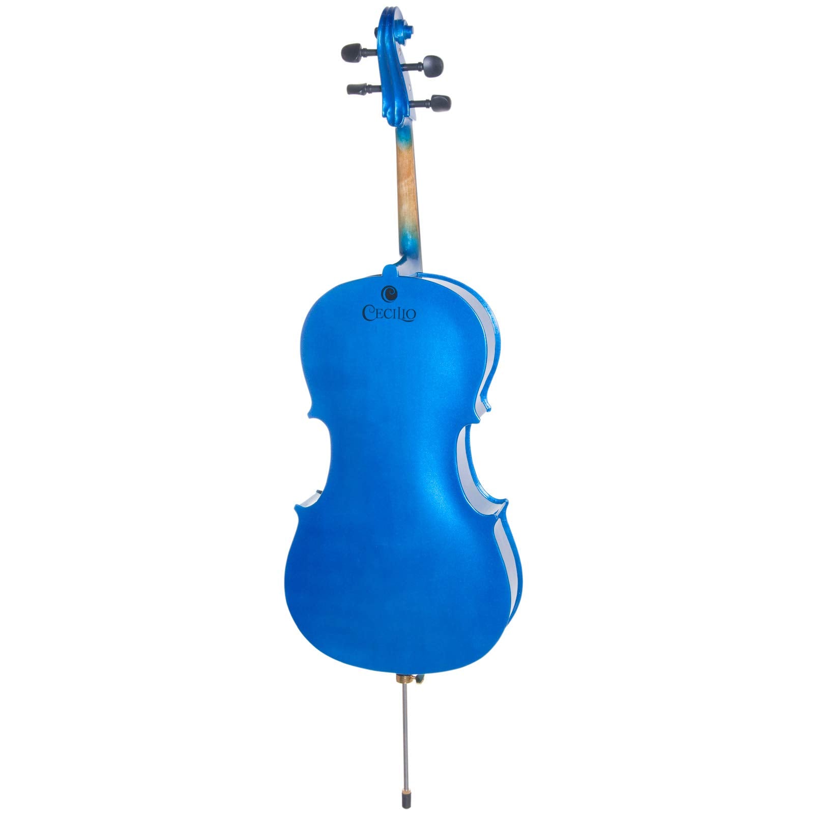 Cecilio 4/4 Full Size Cello, Beginner Cello 4/4, Acoustic Cello Set with Portable Bag, Bow, Rosin, Stand, String Musical Instruments for School Orchestras, Performances