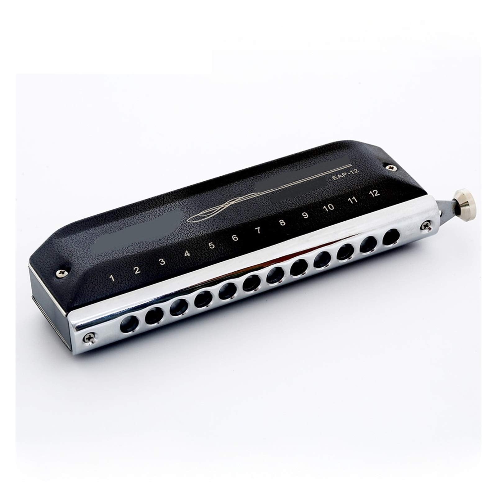 Chromatic Harmonica 12 Holes 48 Tone Mouth Organ Harp Instrumentos Key C D A B G Musical Instruments (Color : Key Bb)