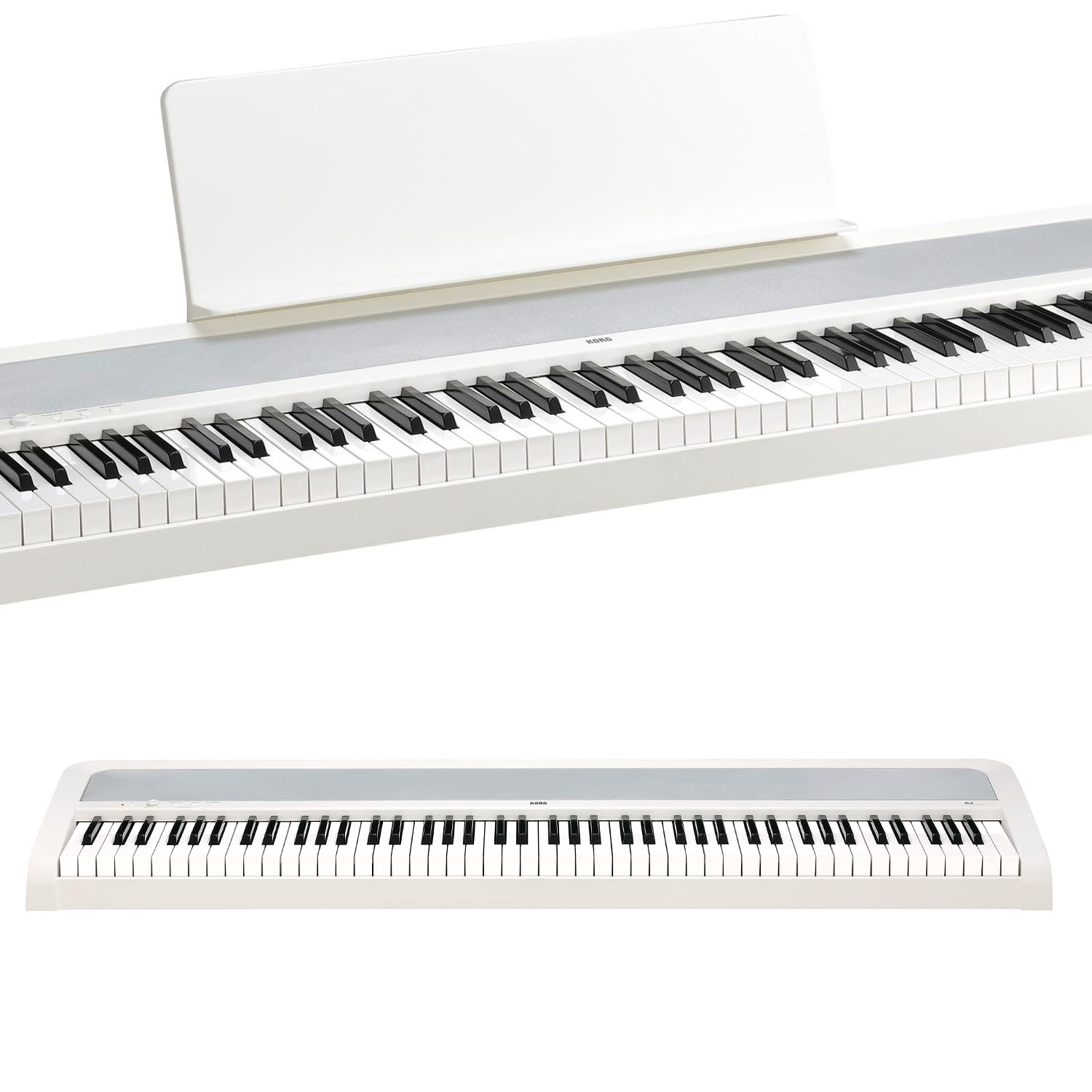 Korg B2 88-Key Digital Piano w/stand; Audio/MIDI USB; Software Included - White