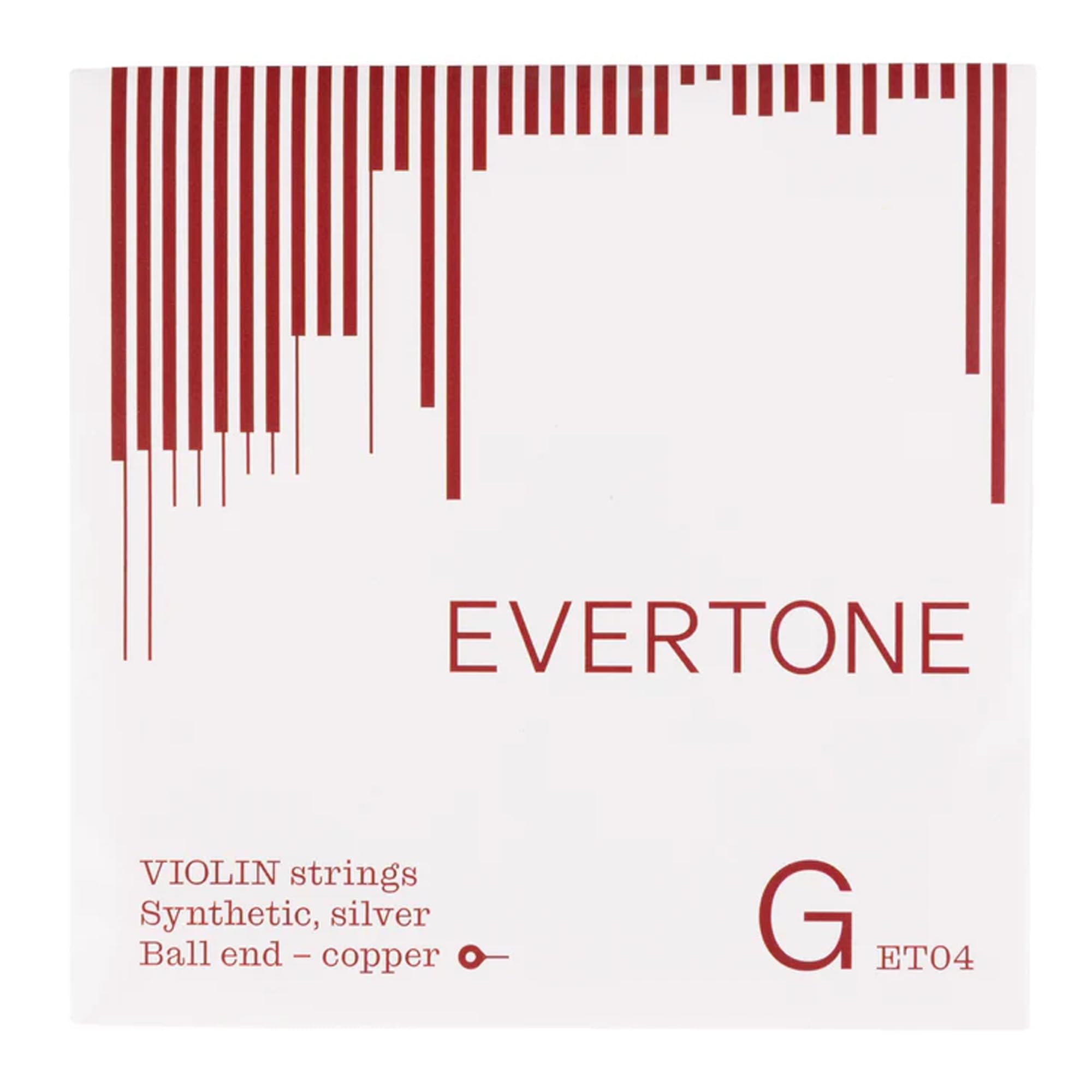 Thomastik-Infeld Evertone Dominant Violin String Full Set - Medium Tension for Beginners - Easy to Play - Clear, Balanced Tone with Good Projection - Made in Austria