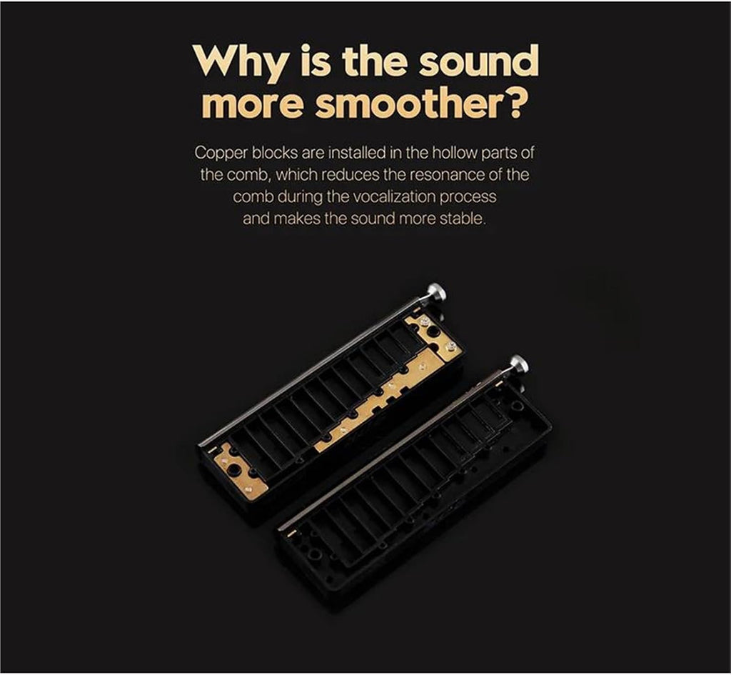 Professional Harmonica Chromatic Harmonica C Key 12-Hole 48 Tones Armonica Chromatic Mouth Organ Professional Musical Instruments