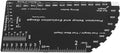 Yctze String Action Ruler - Stainless Steel Guitar Fret Ruler & String Height Gauge for Accurate Measurement of Electric, Acoustic, and Bass Guitars