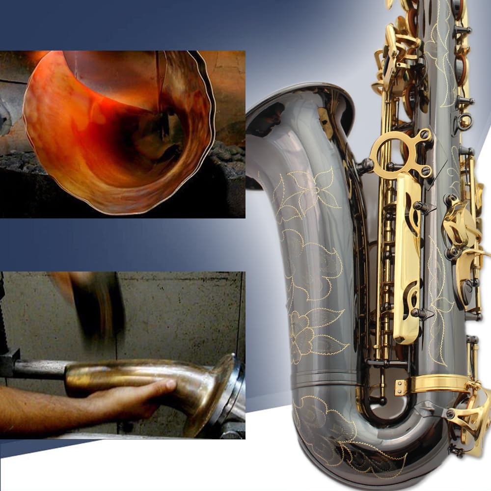 E flat alto saxophone beginners professional saxophone belt box, whistle, cleaning suit.