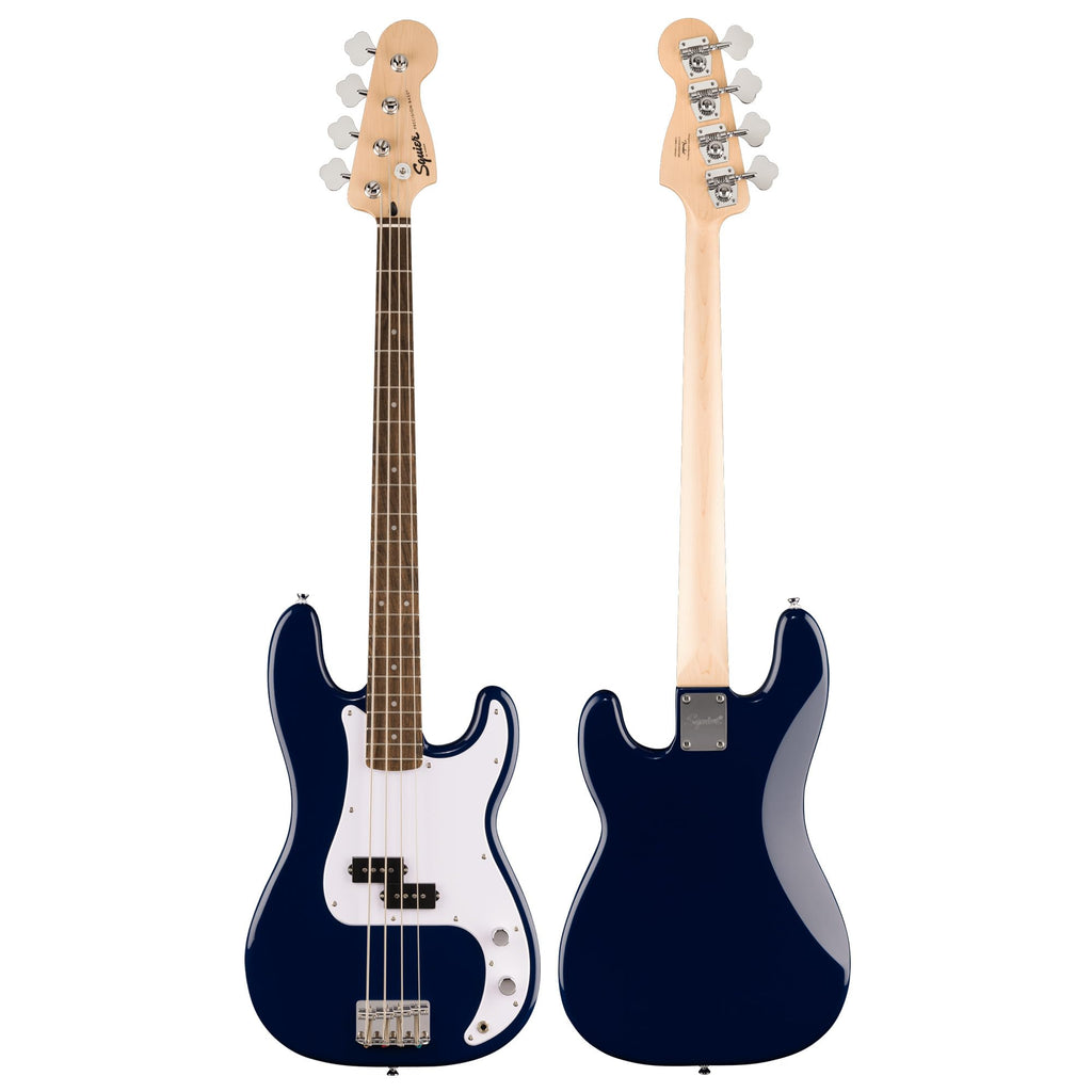 Fender Squier Sonic Precision Bass Guitar - California Blue Bundle with Amplifier, Cable, Tuner, Strap, and Austin Bazaar Instructional DVD