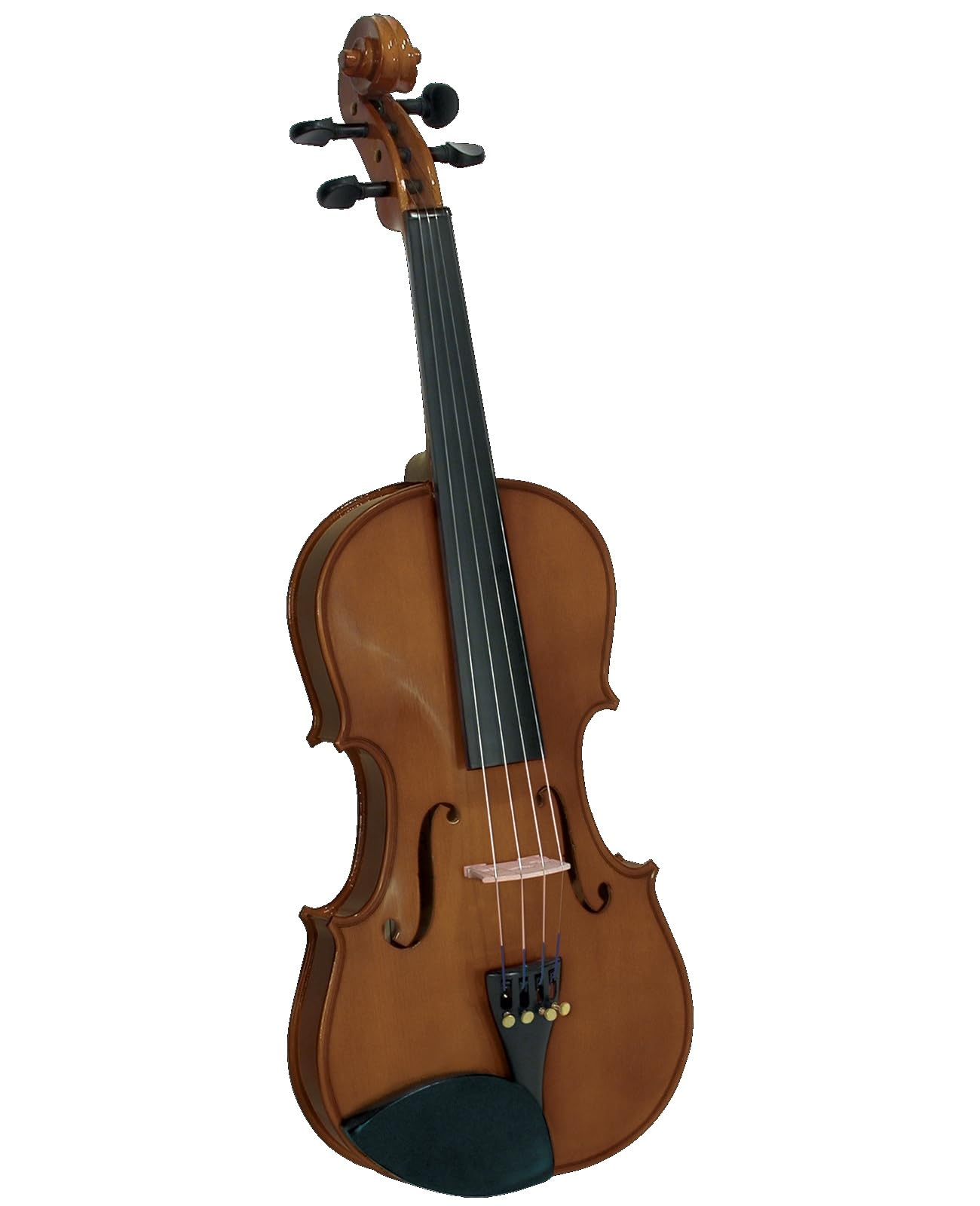 Cremona SV-75 Premier Novice Violin Outfit – 1/8 Size – Hand-Carved Spruce & Maple, Prelude Strings, Fine Tuners, Kaufman-Style Chinrest, Right-Handed
