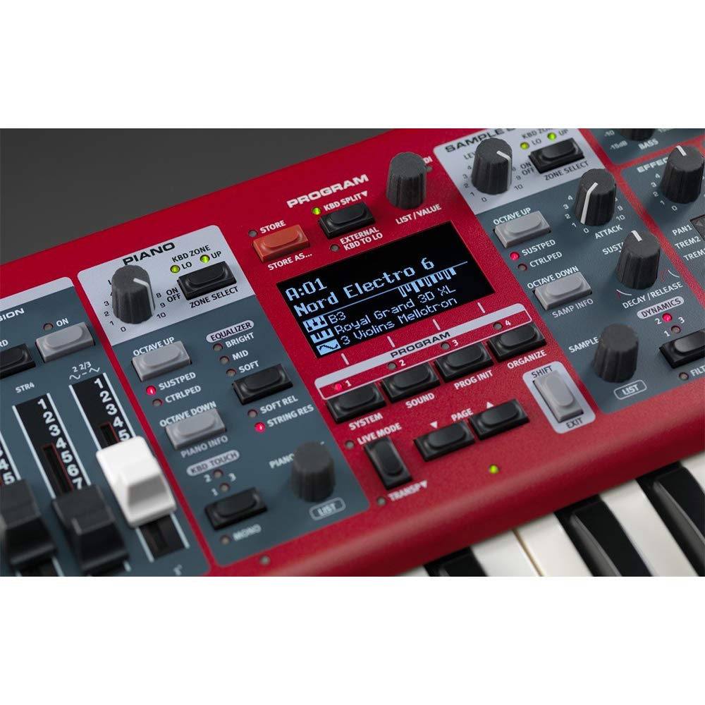 Nord Electro 6D 73 Stage Piano, 73-Note Semi-Weighted Waterfall Keybed